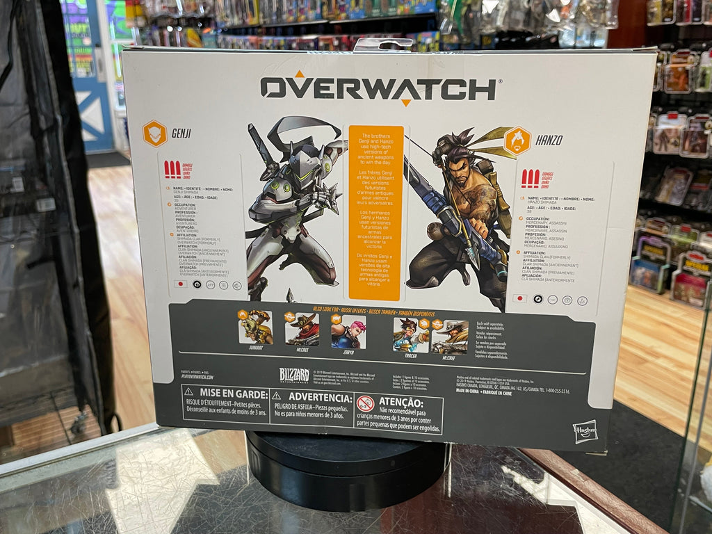 Genji & Hanzo (Overwatch Ultimates, Hasbro) **SEALED** product image 6, provided for visual reference and product detail