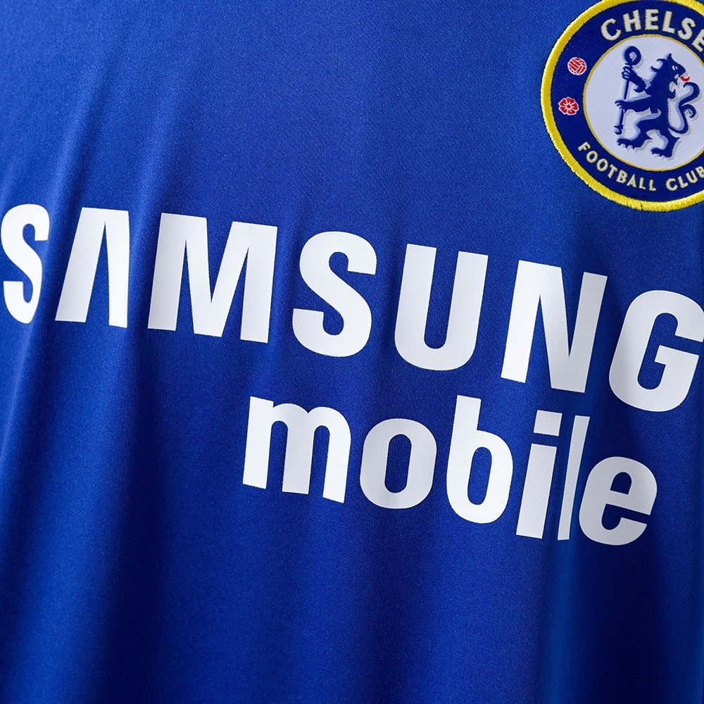 Chelsea Jersey 2006/07 Home Retro Football Kit Long Sleeves product image 6