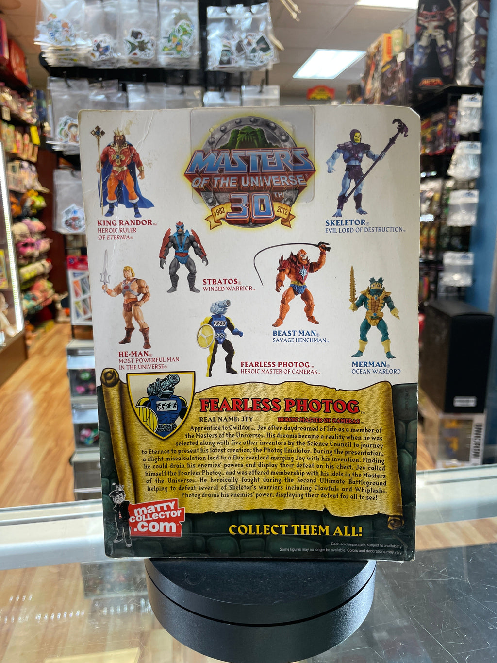 Fearless Photog (MOTU Classics, Mattel) **SEALED** product image 4, provided for visual reference and product detail review