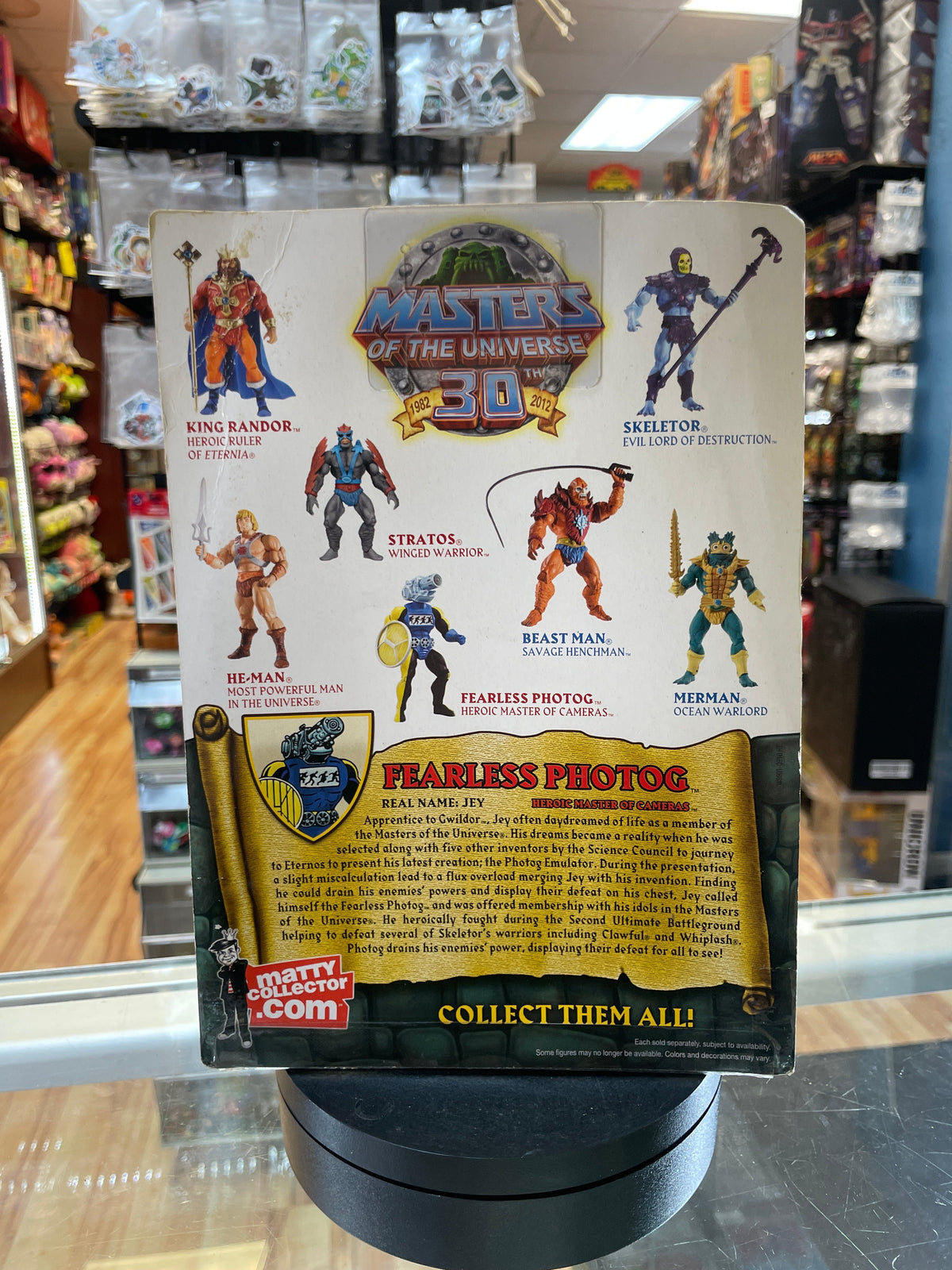 Fearless Photog (MOTU Classics, Mattel) **SEALED** product image 4, provided for visual reference and product detail review