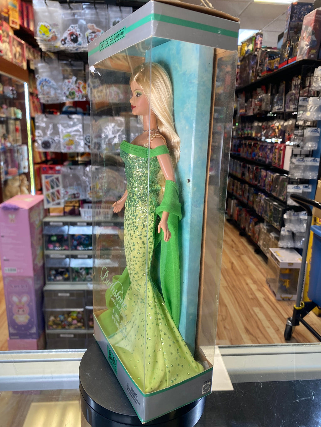 August Peridot Birthstone Collection #C5326 (Vintage Barbie, Mattel) SEALED product image 4, provided for visual reference