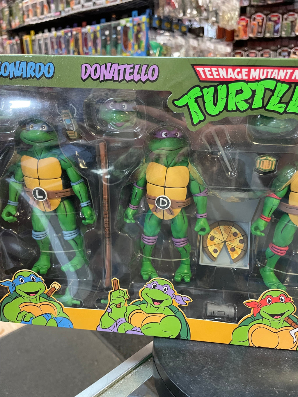 Animated Series 4 Pack (NECA, TMNT Ninja Turtles) *SEALED* product image 4, provided for visual reference and product detail