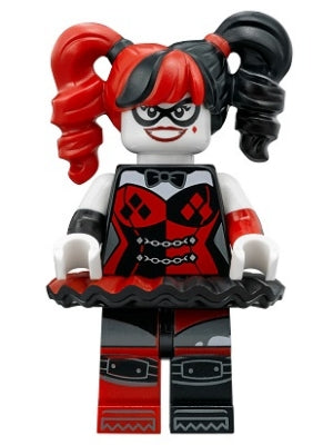 SH0398 Harley Quinn - Pigtails, Black Eye Mask