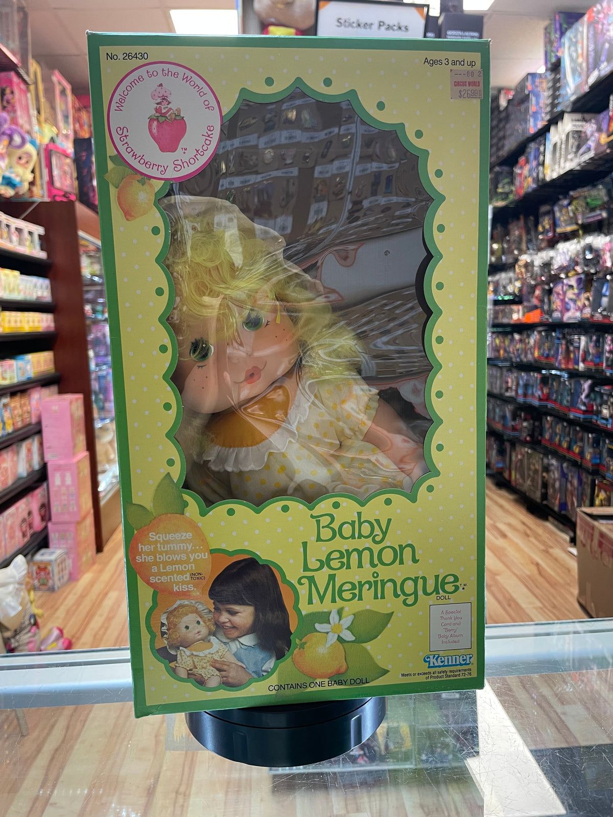 Lemon Meringue Baby Doll (Vintage Strawberry Shortcake, Kenner) **Open Box** product image 13, provided for visual reference