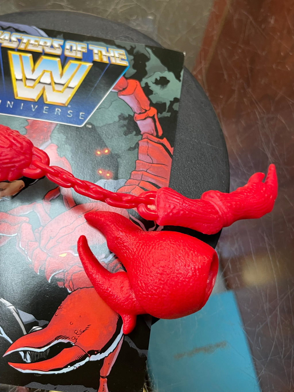 Sting as Clawful (WWE MOTU, Mattel) **COMPLETE** product image 9, provided for visual reference and product detail review