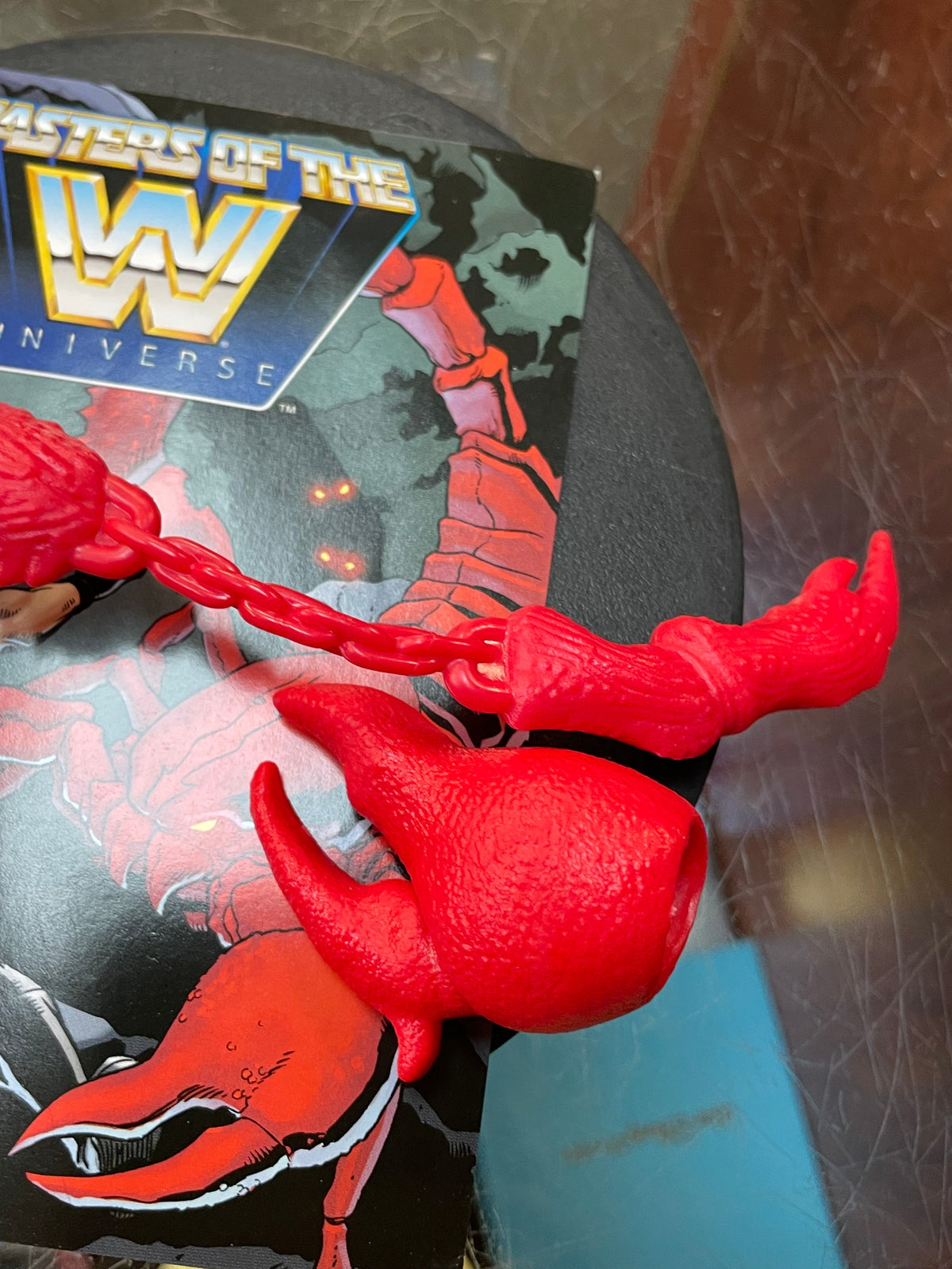 Sting as Clawful (WWE MOTU, Mattel) **COMPLETE** product image 9, provided for visual reference and product detail review