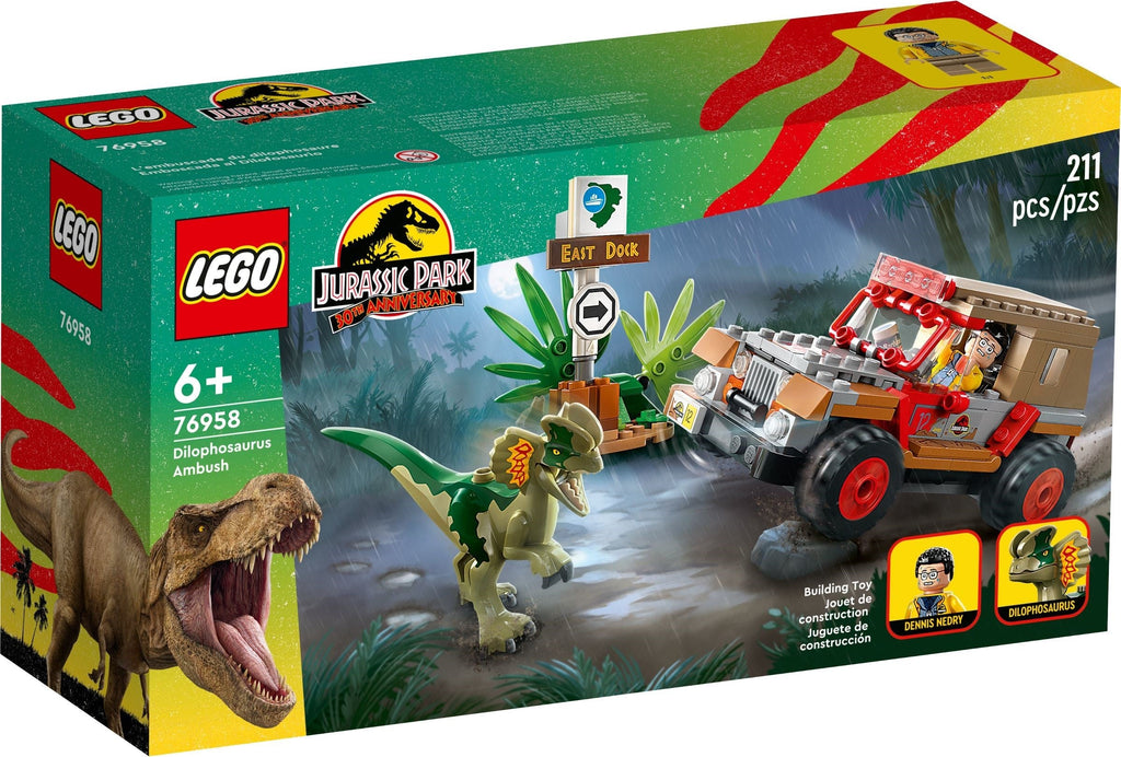 76958 LEGO: Dilophosaurus Ambush product image 3, provided for visual reference and product detail review