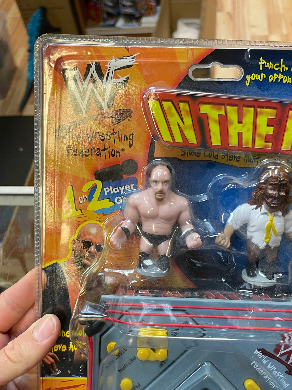 Stone Cold vs Mankind In The Ring Game (Vintage WWF, MGA Sports) **SEALED** product image 7, provided for visual reference