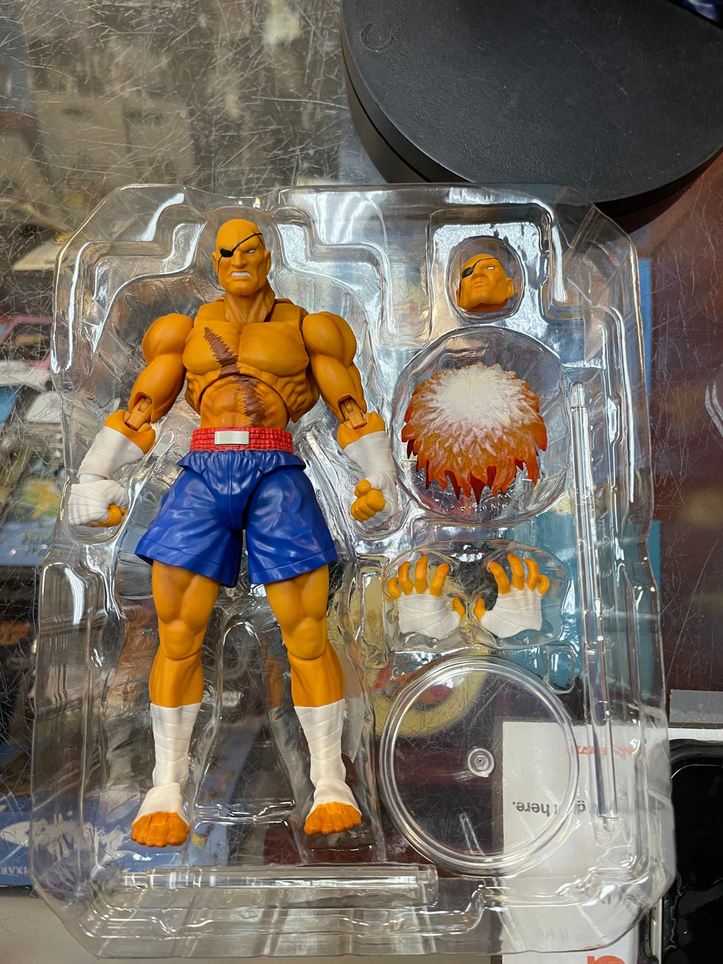 Sagat No.12 (Street Fighter, Bandai SH Figuarts) COMPLETE product image 8, provided for visual reference and product detail