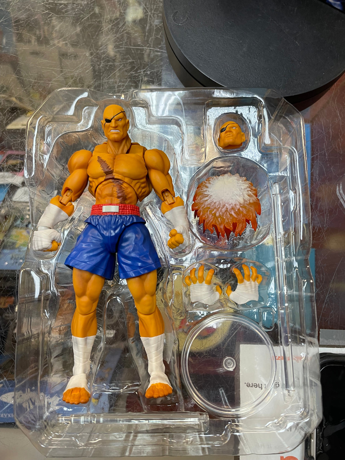 Sagat No.12 (Street Fighter, Bandai SH Figuarts) COMPLETE product image 8, provided for visual reference and product detail