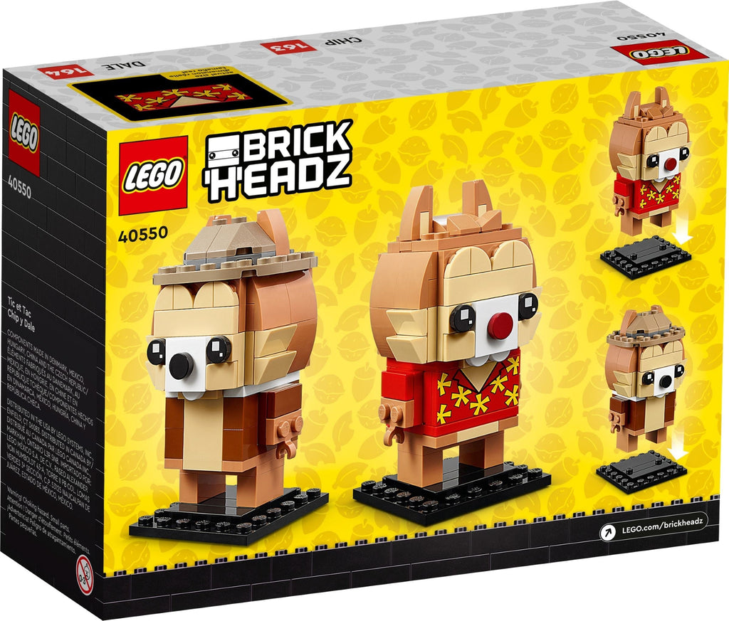 40550 LEGO Brickheadz Chip & Dale (Retired) (New Sealed) product image 3, provided for visual reference and product detail