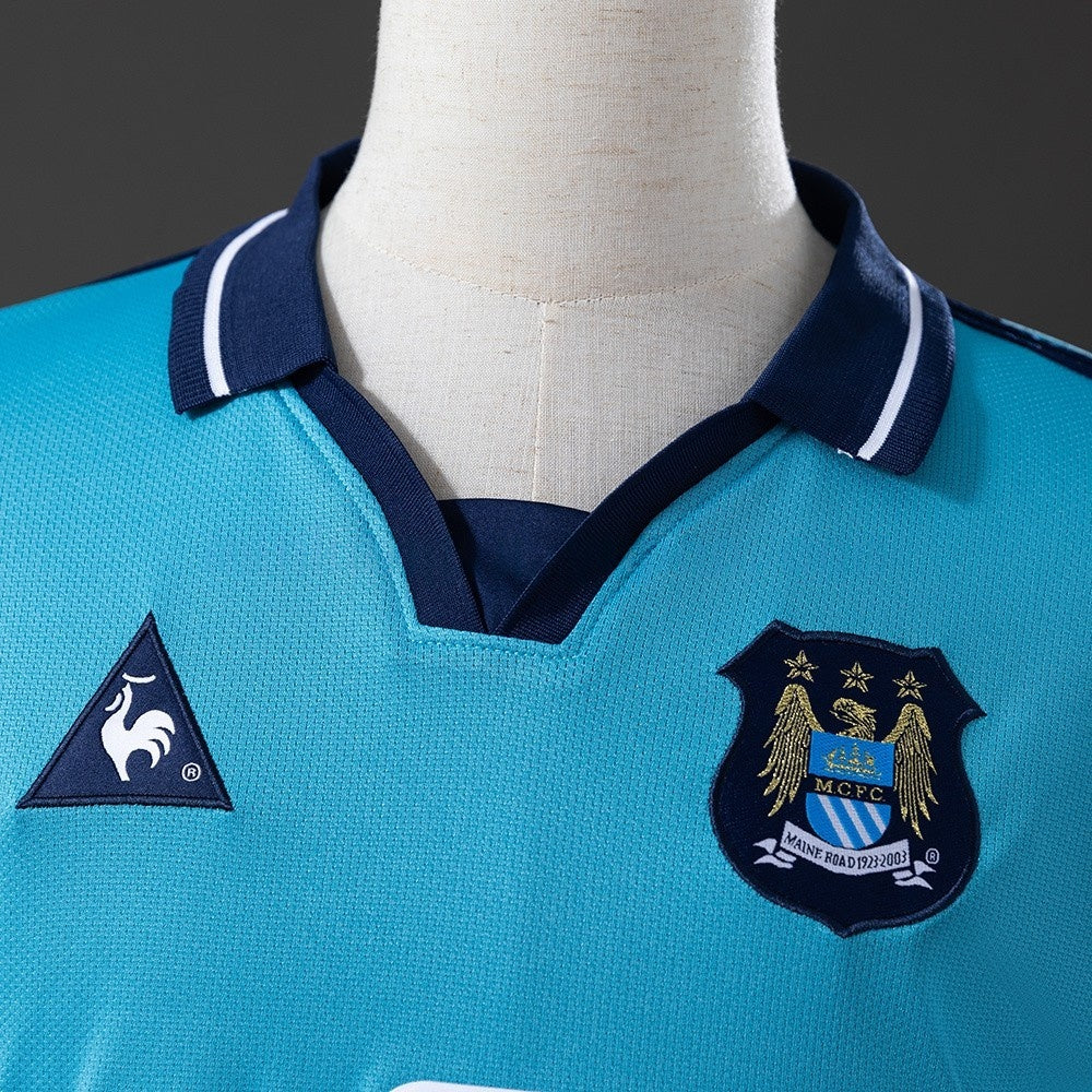 Manchester City Jersey 2001-03 Home Retro Football Kit product image 8