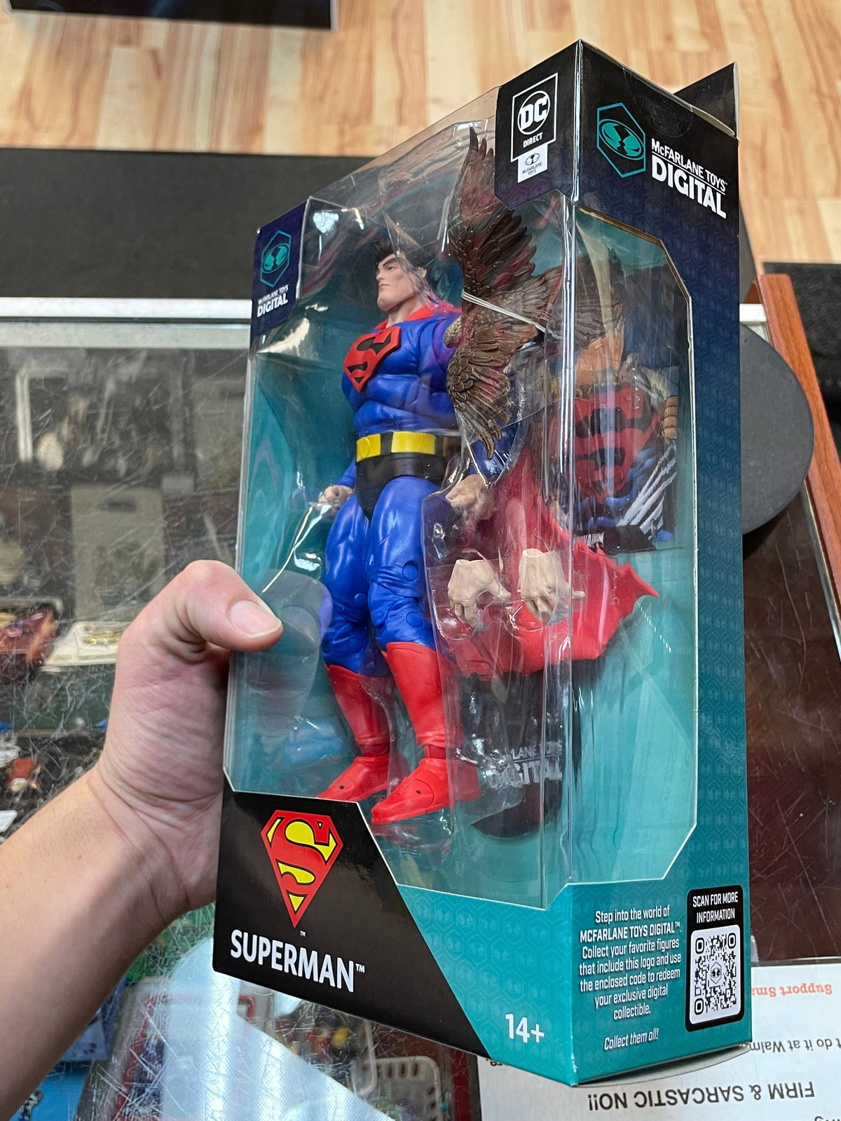 Superman Digital (DC Multiverse, McFarlane) SEALED product image 8, provided for visual reference and product detail review