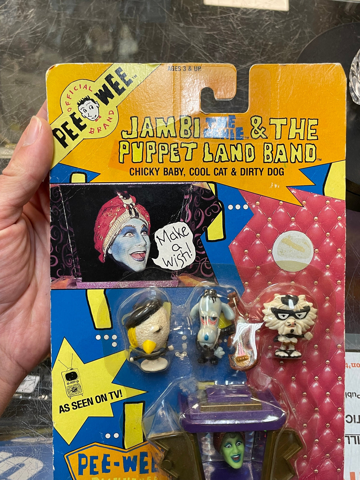 Jambi the Genie & Puppet Band (Vintage Pee-Wee’s Playhouse, Matchbox) product image 5, provided for visual reference and