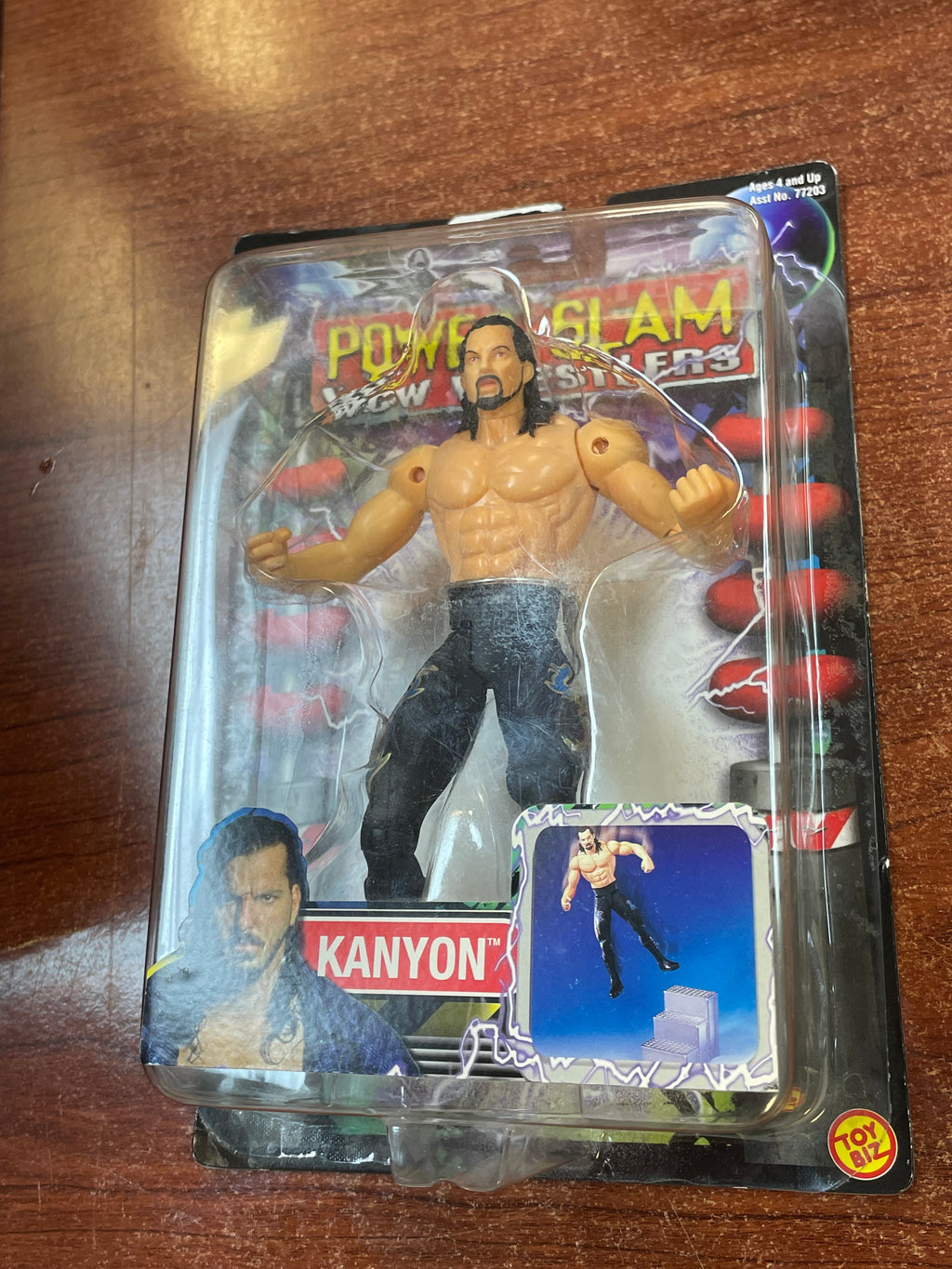 Kanyon (WCW Power Slam, Toybiz) **SEALED** product image 4, provided for visual reference and product detail review