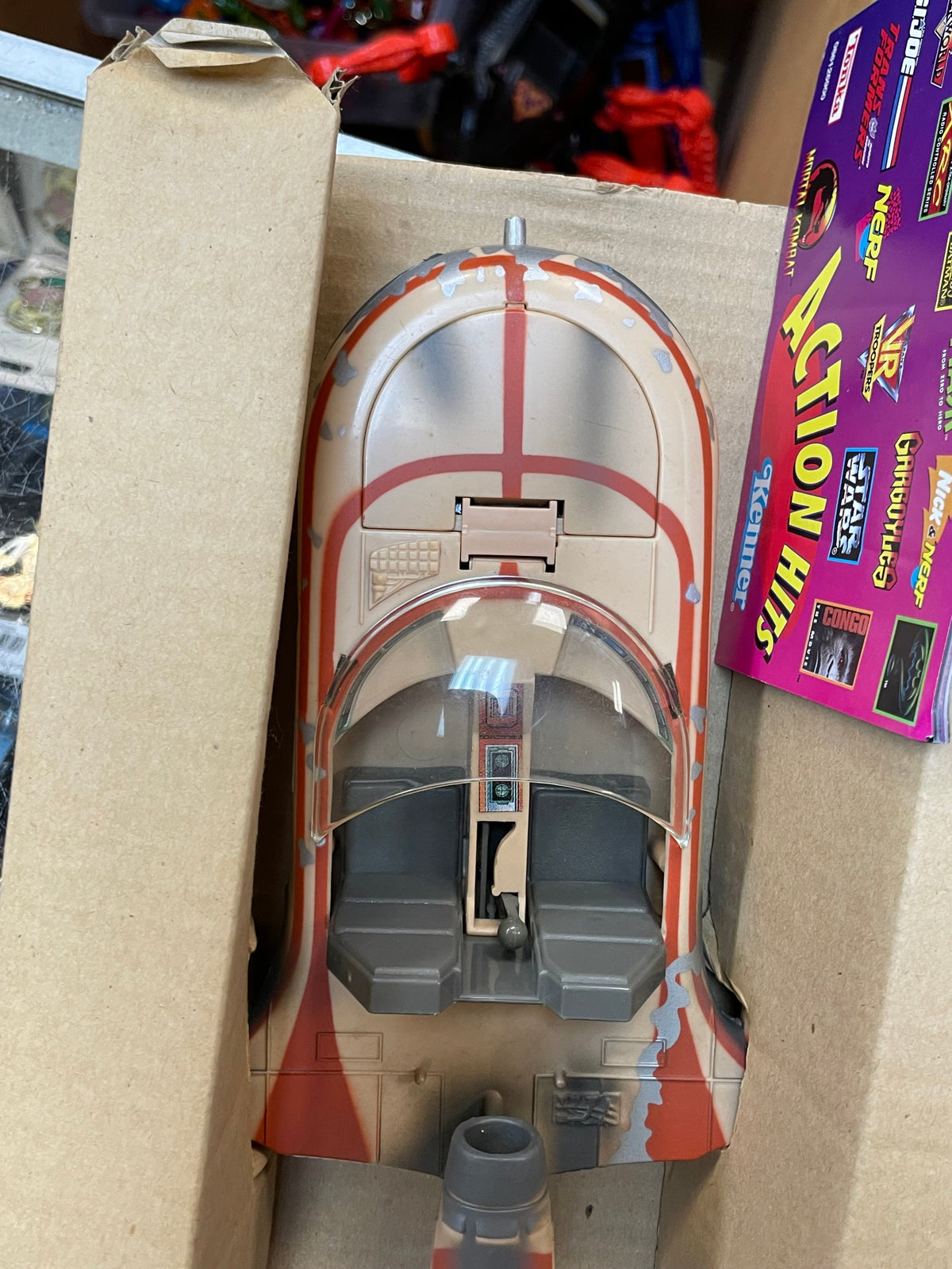 Shift Action Landspeeder (Vintage Star Wars, Power of the Force) **SEALED** product image 6, provided for visual reference