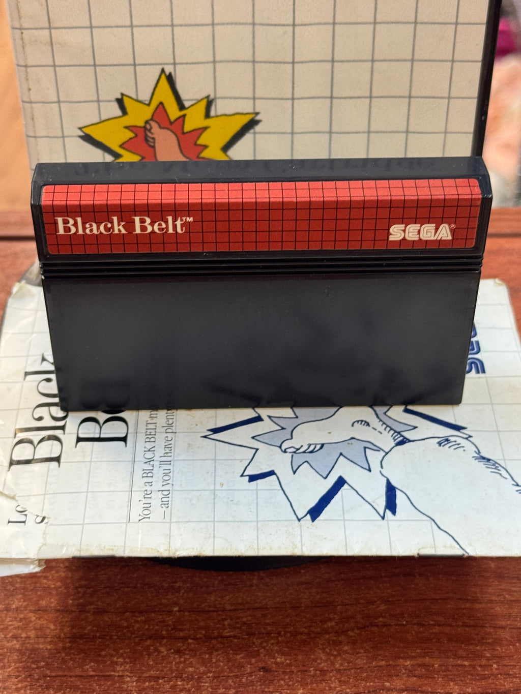 Black Belt with Box & Manual (Vintage Sega Master System, Video Game) product image 5, provided for visual reference and