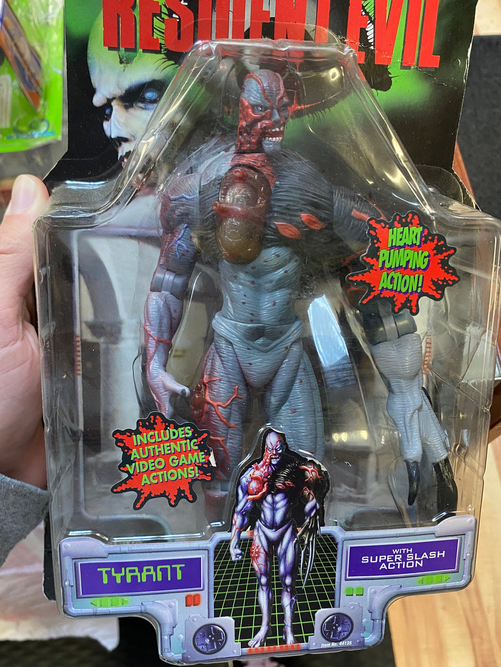 Tyrant (Vintage Resident Evil Capcom, Toybiz) SEALED ￼ product image 5, provided for visual reference and product detail