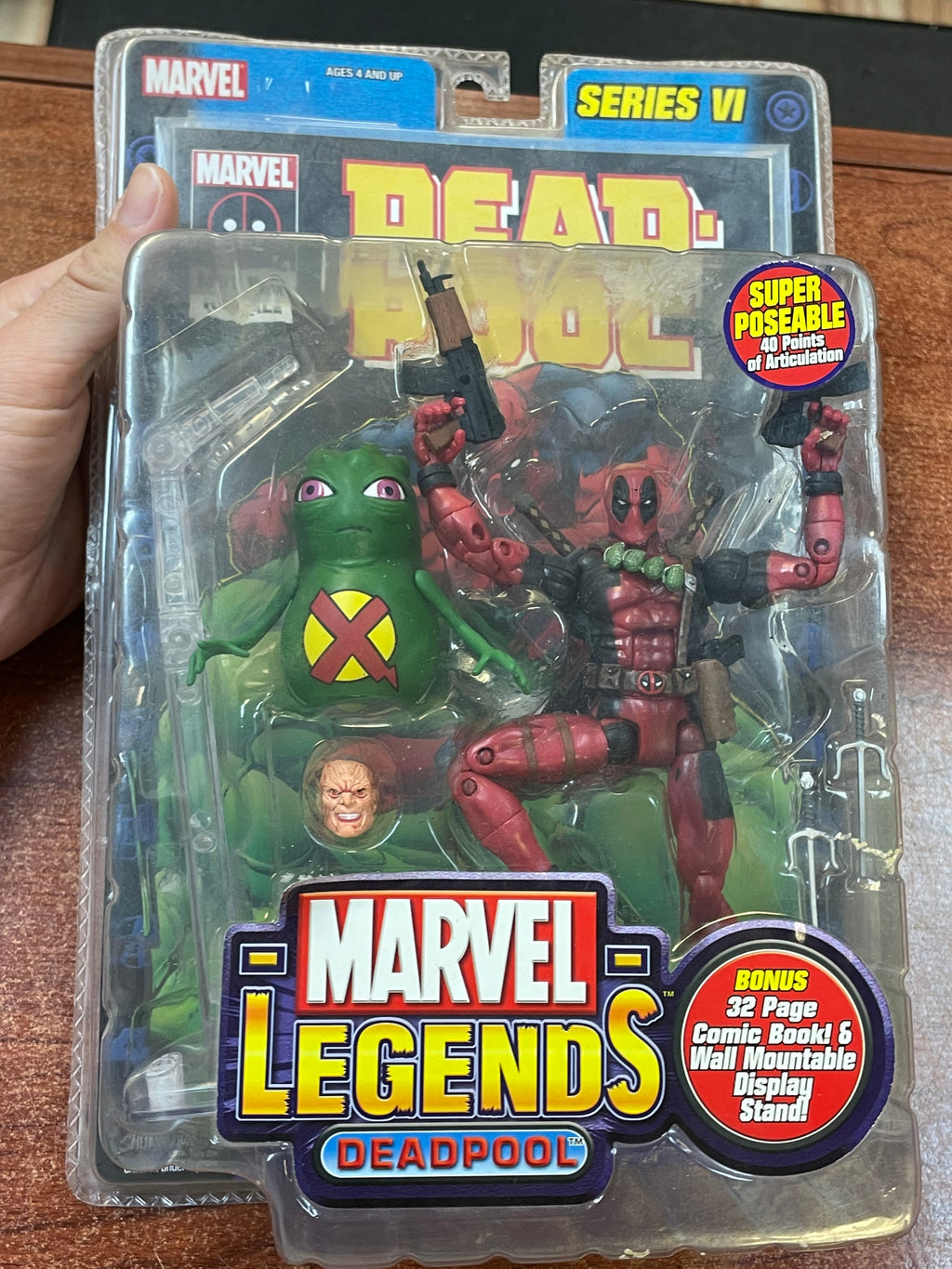 Deadpool Series VI (Marvel Legends, ToyBiz)SEALED product image 3, provided for visual reference and product detail review