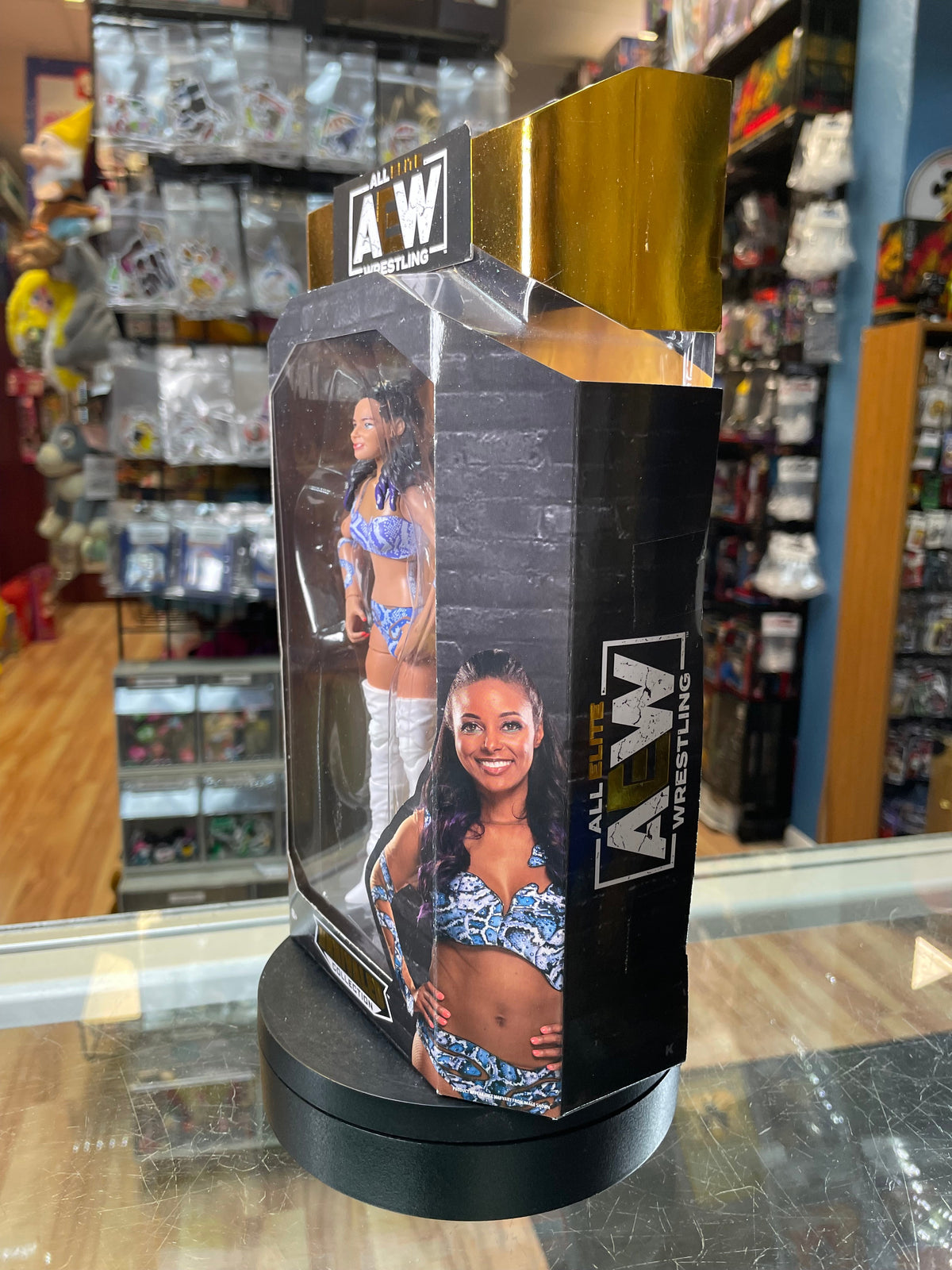 Brandi Rhoades Unrivaled #05 (AEW Unmatched Collection, Jazwares) SEALED product image 4, provided for visual reference and