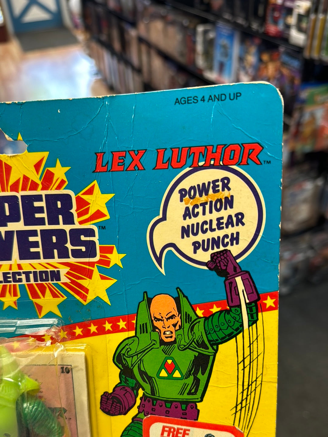 Lex Luthor 1442 (Vintage Super Powers, Kenner) Cracked product image 4, provided for visual reference and product detail
