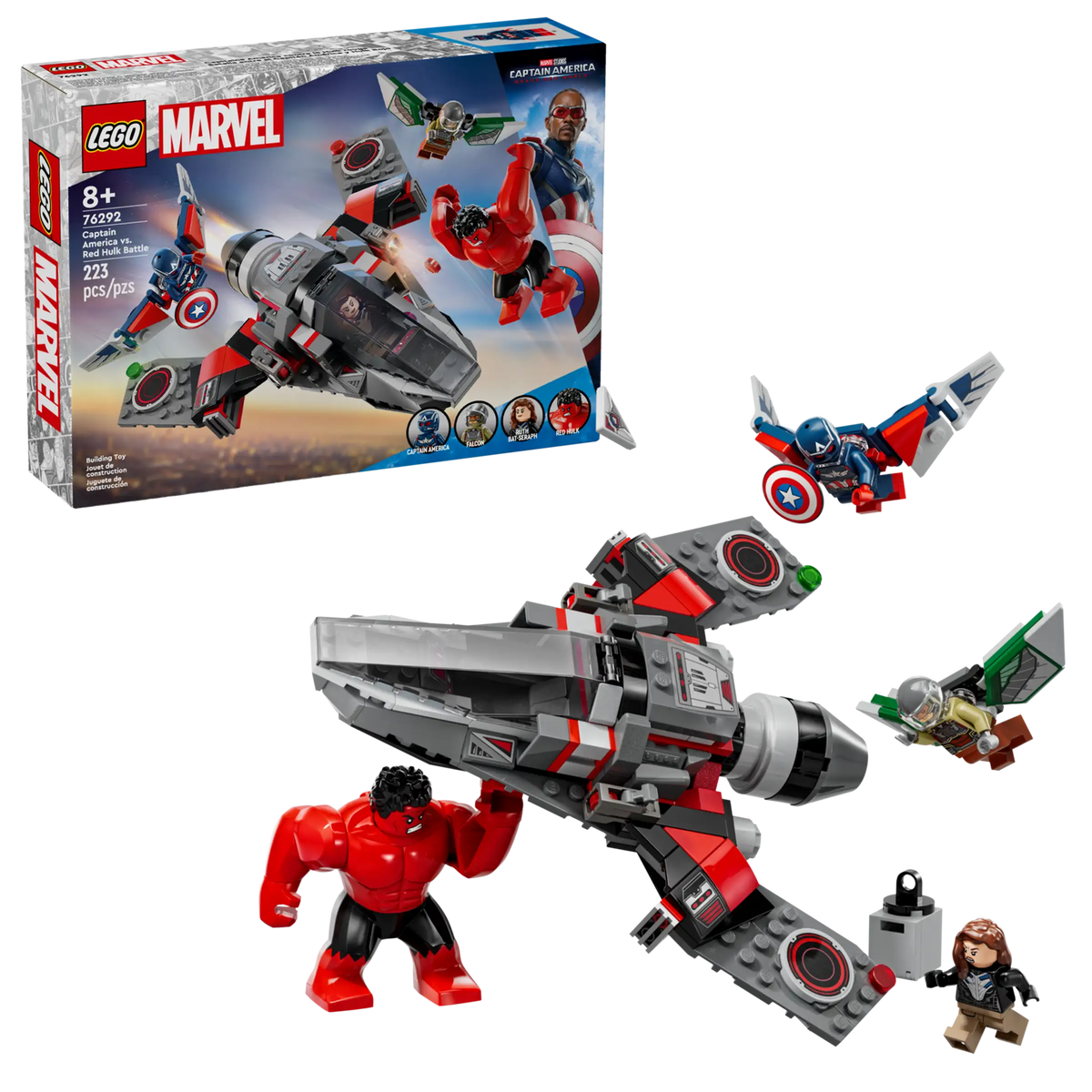 76292 Marvel Captain America vs. Red Hulk Battle (Certified Complete) product image 1, provided for visual reference and
