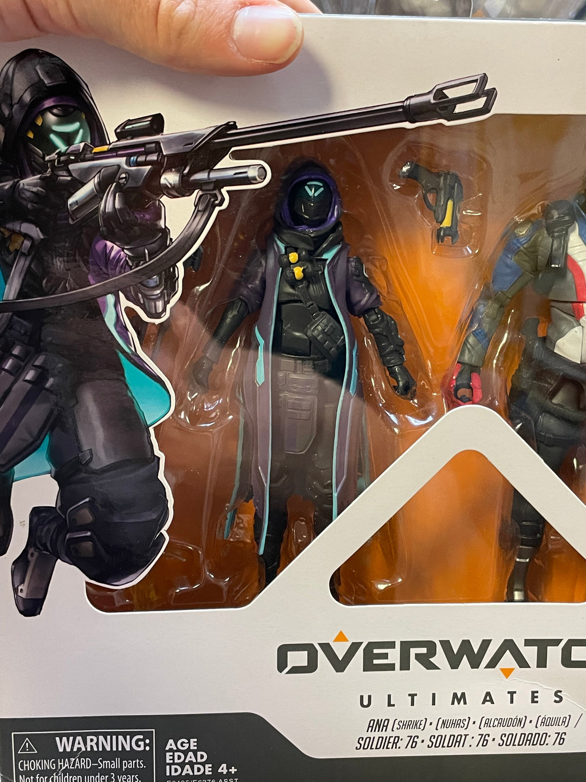 Ana & Soldier 76 (Overwatch Ultimates, Hasbro) **SEALED** product image 3, provided for visual reference and product detail