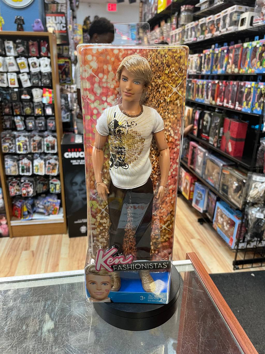 Ultimate Boyfriend Ken #Y7493 (Barbie Fashionistas, Mattel) **SEALED** product image 1, provided for visual reference and