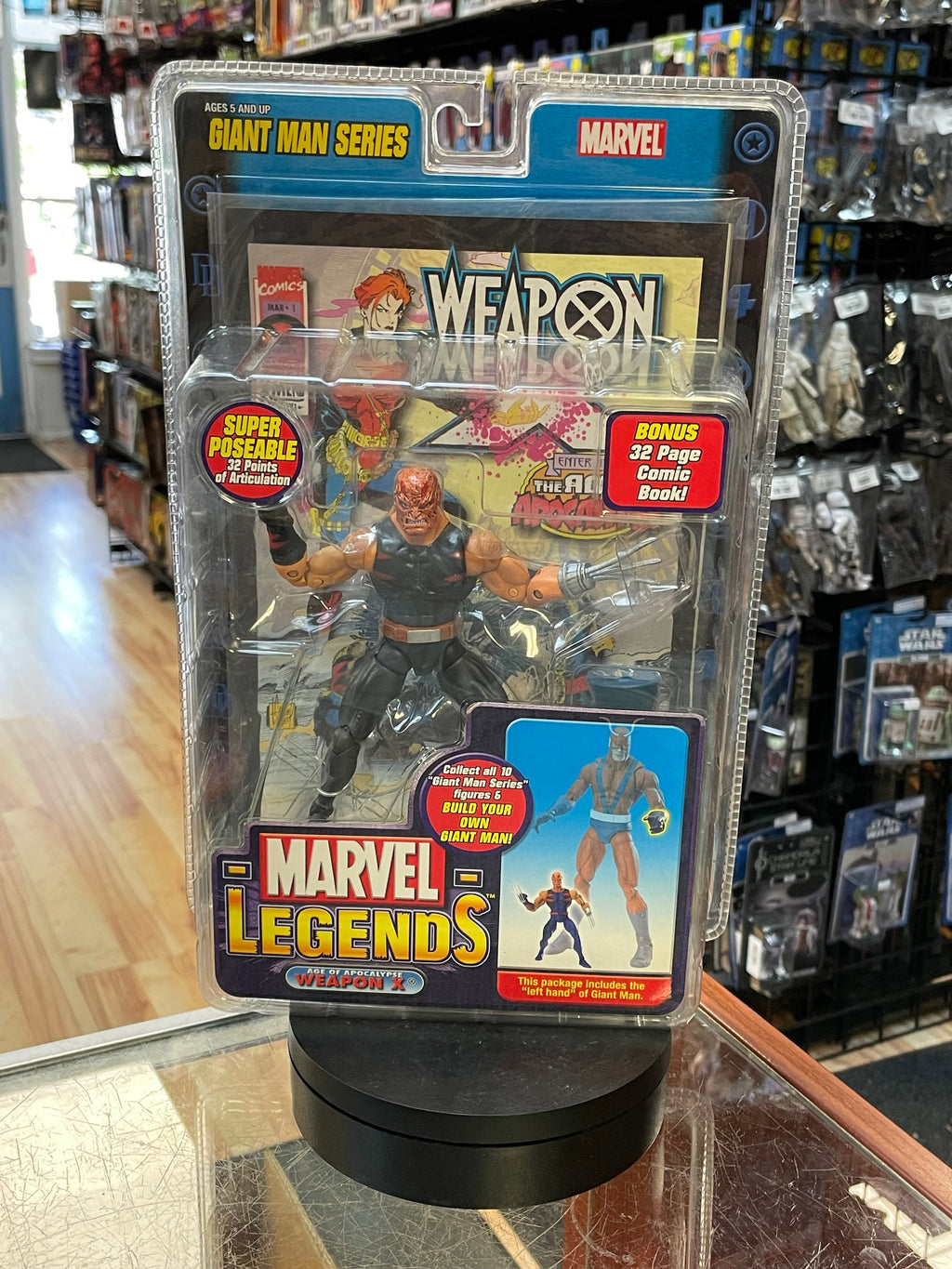 AOP Weapon X Wolverine -Chase- (Marvel Legends, Toybiz) **SEALED** product image 1, provided for visual reference and