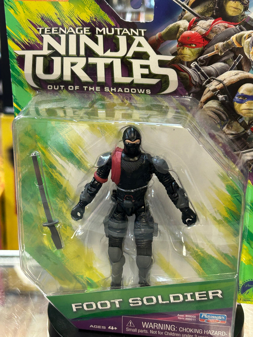 Foot Soldier Nickelodeon (TMNT Ninja Turtles, Playmates) SEALED product image 2, provided for visual reference and product