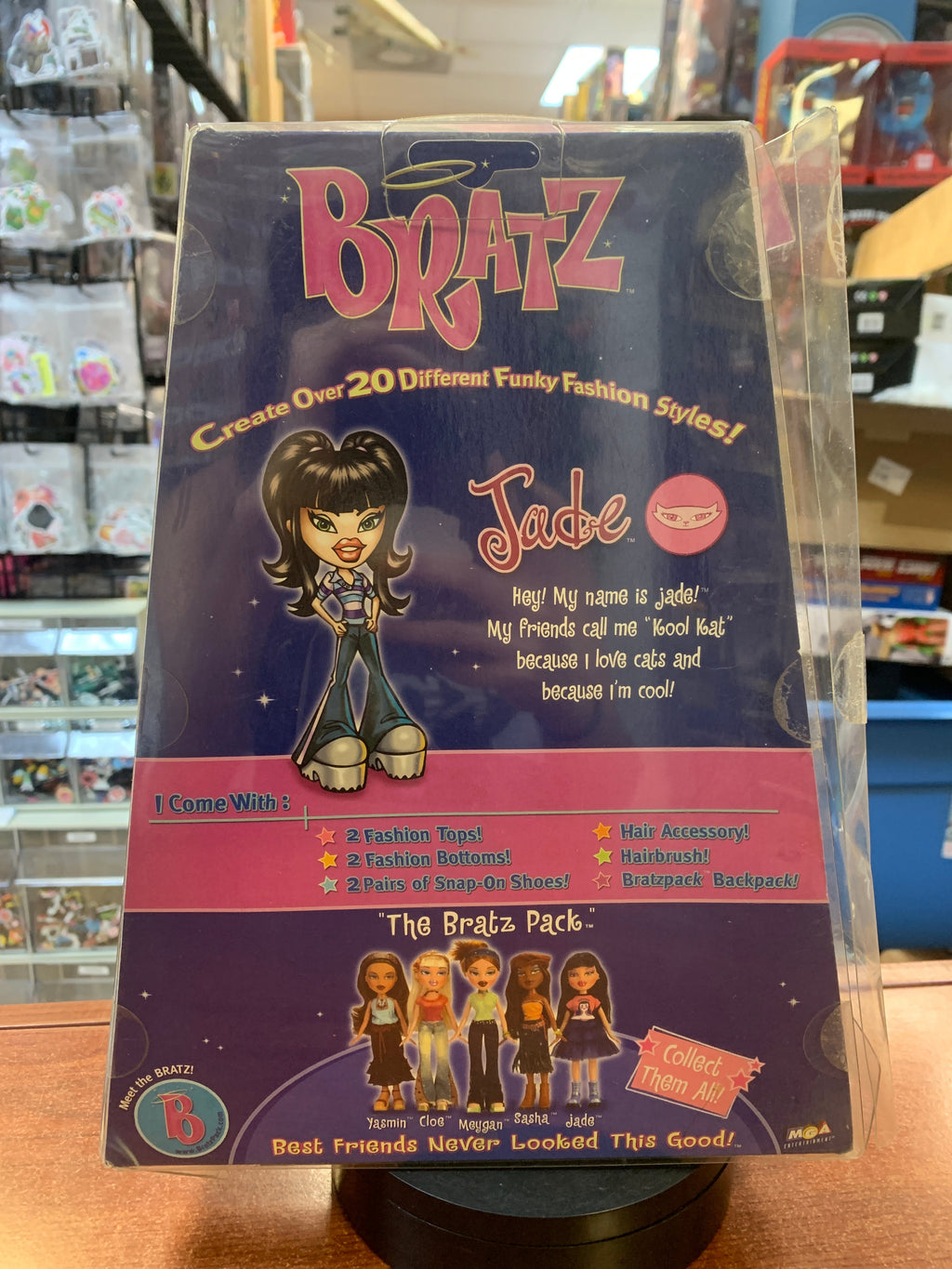 Strut It Jade (Vintage Bratz, MGA Entertainment) NEW OPEN product image 3, provided for visual reference and product detail