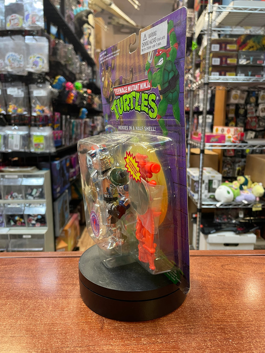 Robotoic Bebop with Collector Coin (Vintage TMNT Ninja Turtles, Playmates) **SEALED** product image 4, provided for visual
