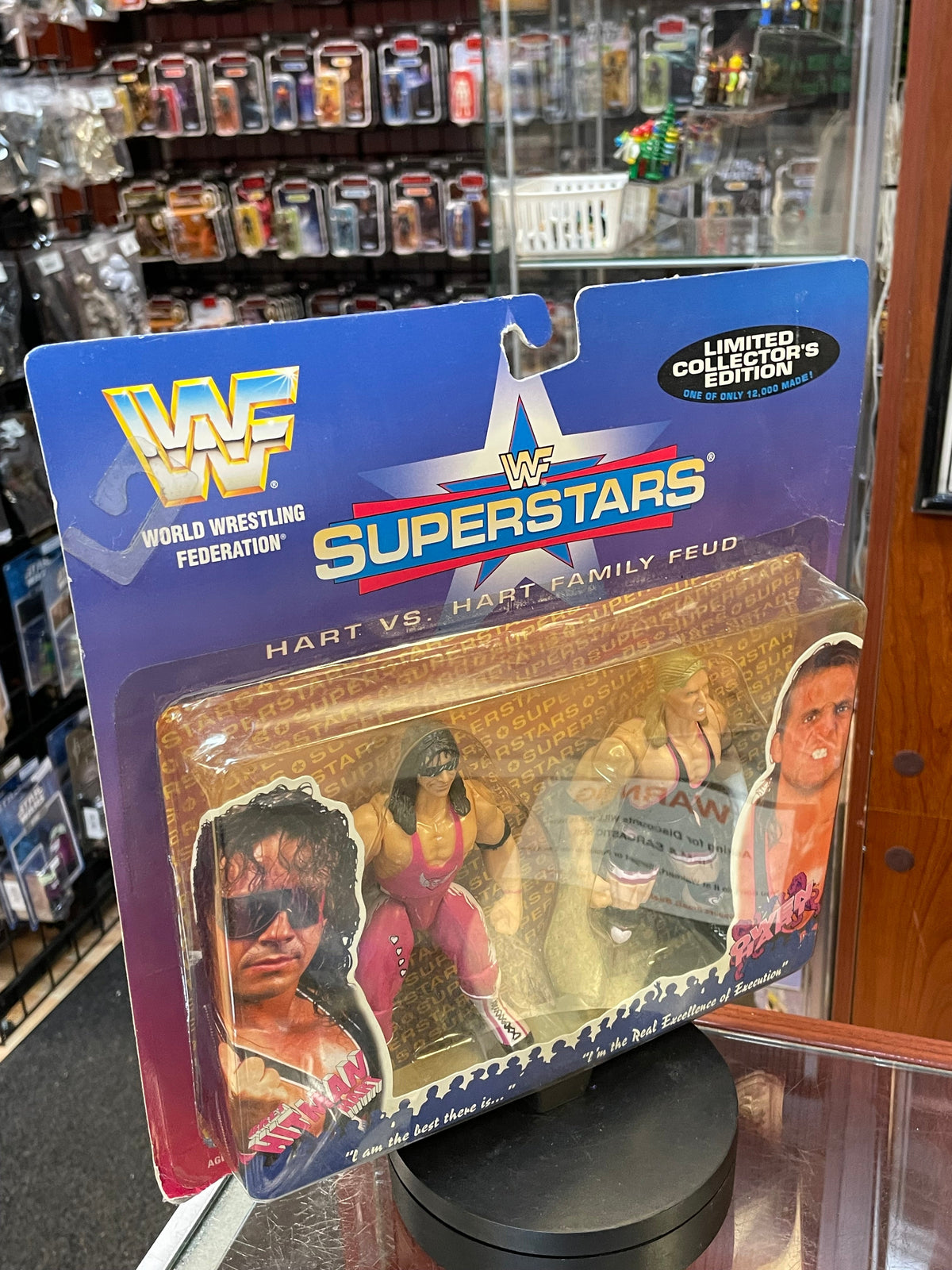 Bret Hart & Owen Hart Family Feud (WWF Bone Crunchers, Jakks Pacific) SEALED product image 3, provided for visual reference