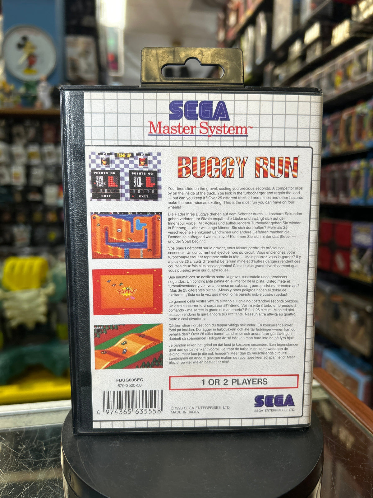 Buggy Run with Case 0850 (SEGA Master System SMS, Video Games) product image 7, provided for visual reference and product