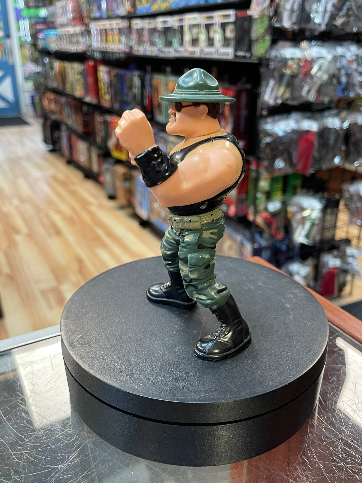Sgt Slaughter 9185 (Vintage WWF WWE, Hasbro) **COMPLETE** product image 2, provided for visual reference and product detail