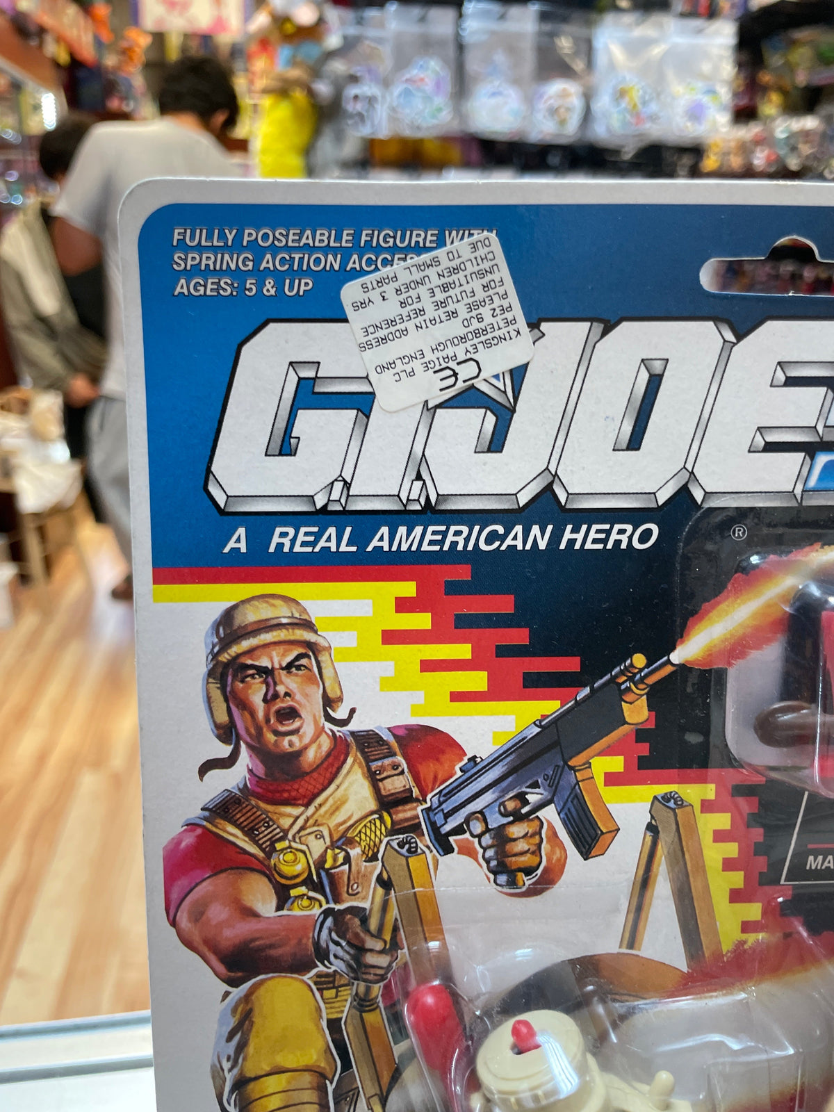 Duke Master Sergeant (Vintage GI Joe, Hasbro) Sealed product image 4, provided for visual reference and product detail review