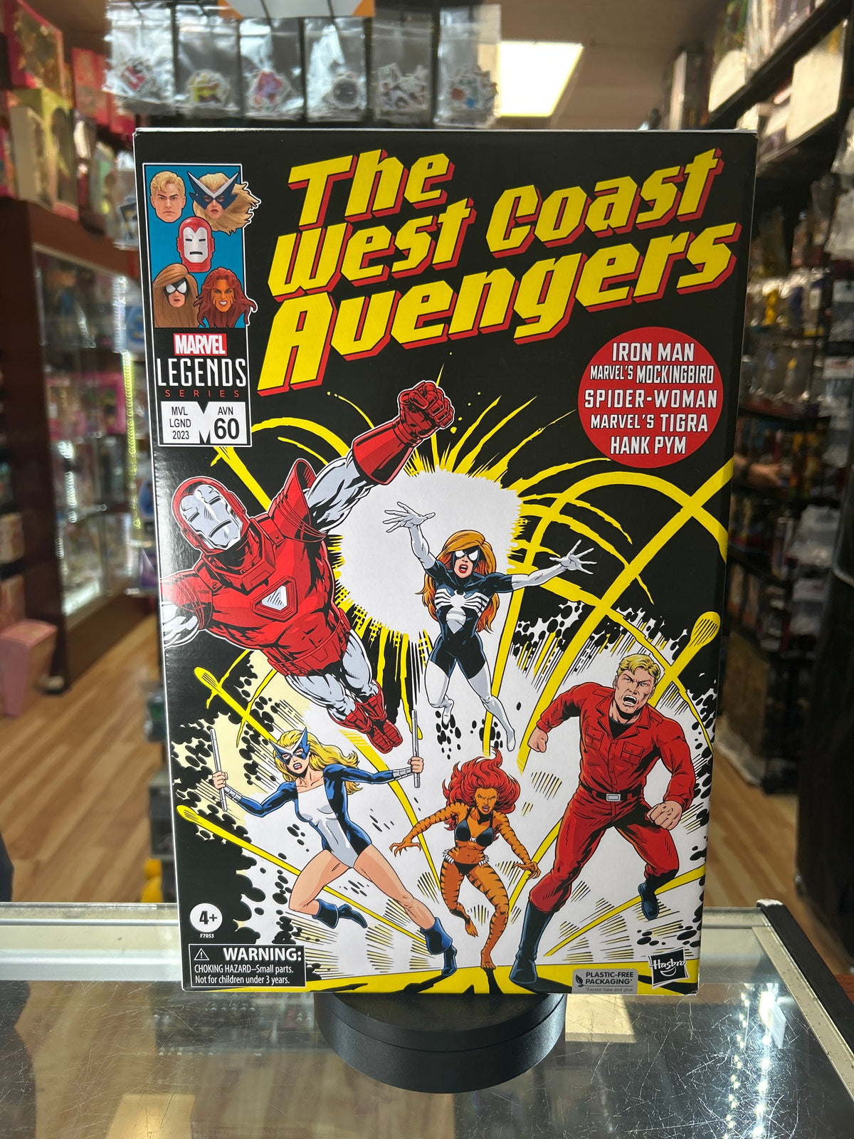 West Coast Avengers 5Pack (Marvel Legends, Hasbro) SEALED product image 1, provided for visual reference and product detail