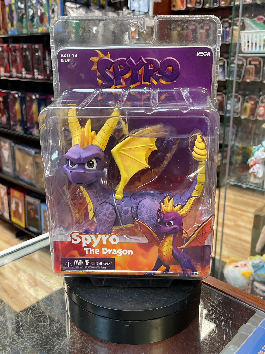 Spyro The Dragon (Spyro, Neca) SEALED product image 1, provided for visual reference and product detail review
