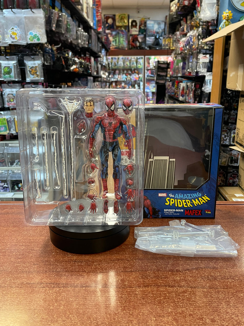 Spider-Man Comic Paint Ver. No. 108 (Marvel Spider-Man, Medicom Mafex) COMPLETE product image 1, provided for visual