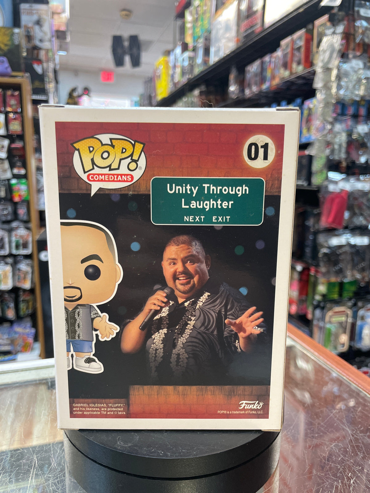 Gabriel "Fluffy" Iglesias Signed (Funko Pop, Comedians) **Fluffy Shop Exclusive** product image 3, provided for visual