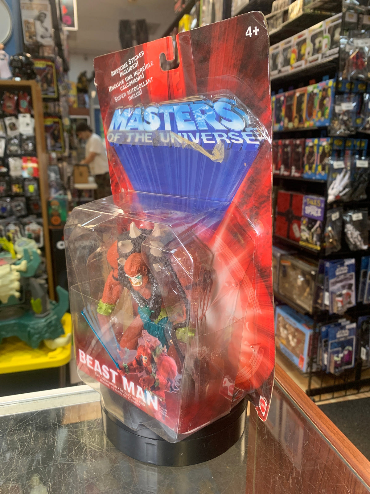 Beast Man (MOTU 200X, Mattel) **COMPLETE** product image 6, provided for visual reference and product detail review