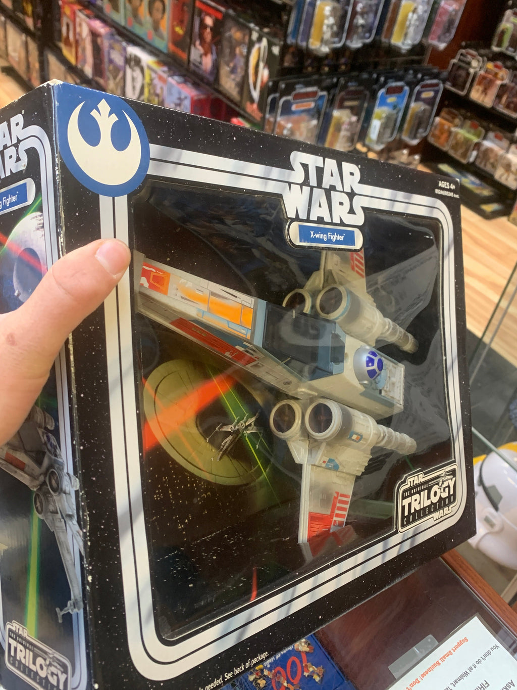 X-Wing Fighter (Vintage Star Wars Trilogy Collection, Hasbro) **SEALED** product image 4, provided for visual reference and