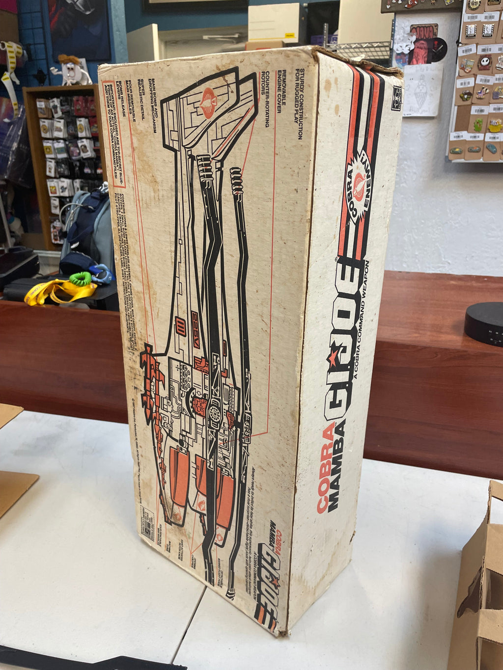 Mamba with Box (Vintage GI Joe, Hasbro) **COMPLETE** product image 65, provided for visual reference and product detail