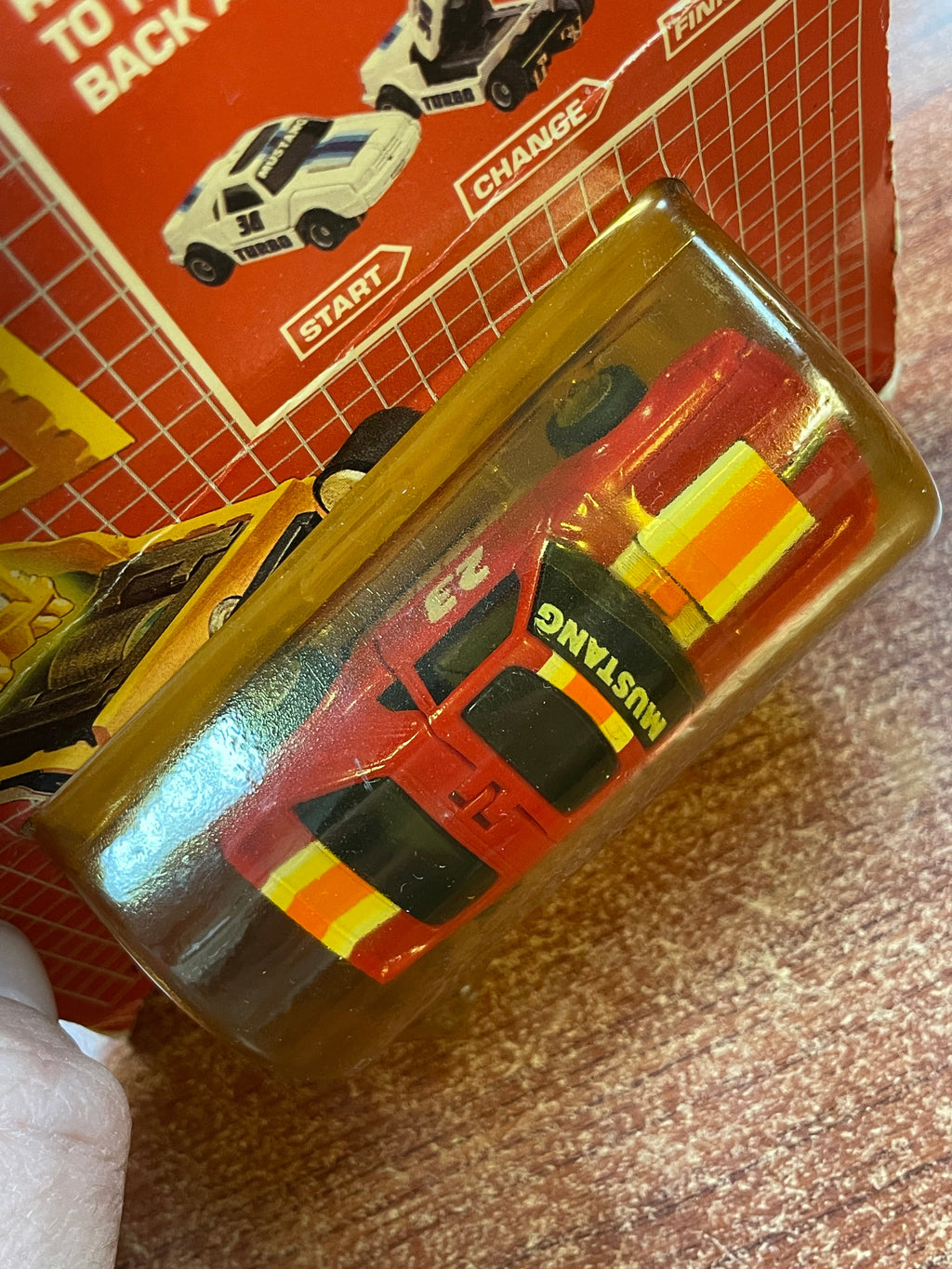 Transformers Decepticon Mustang Turbo (Vintage Slot Car, TYCO) SEALED product image 6, provided for visual reference and