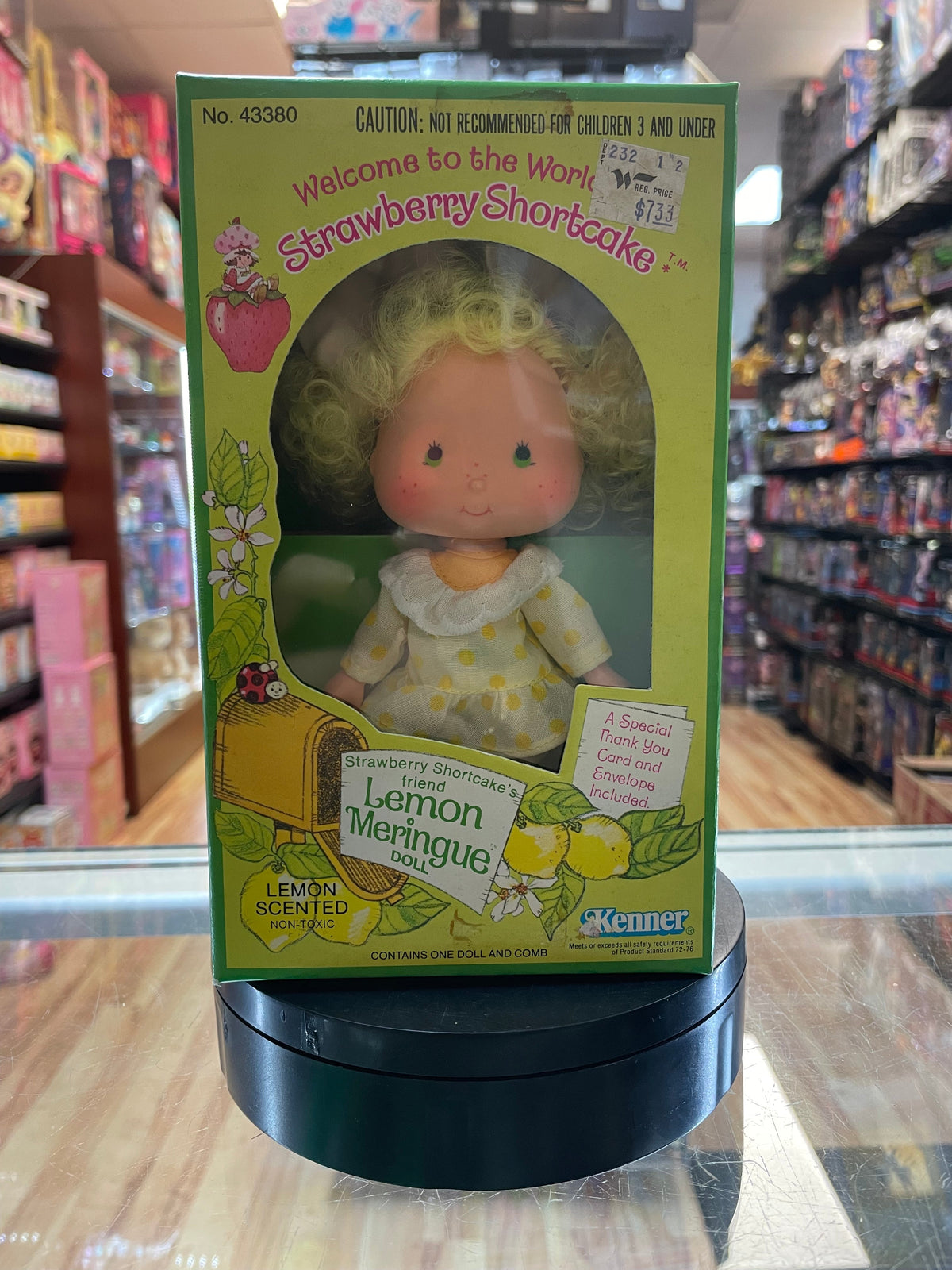 Lemon Meringue Doll (Vintage Strawberry Shortcake, Kenner) **SEALED** product image 1, provided for visual reference and