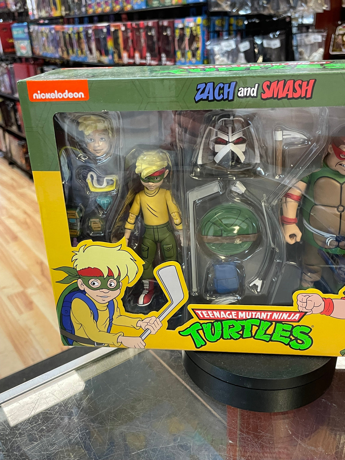 Zach & Smash (TMNT Ninja Turtles, NECA) **SEALED** product image 4, provided for visual reference and product detail review