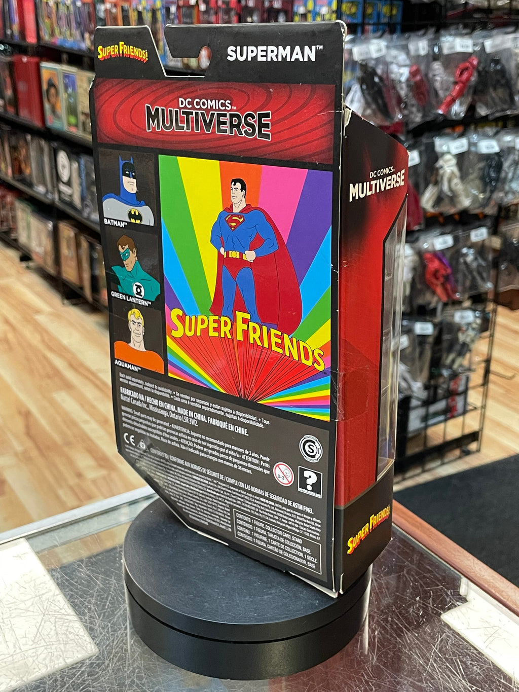 Superman Superfriends (DC Multiverse, Mattel) **SEALED** product image 3, provided for visual reference and product detail