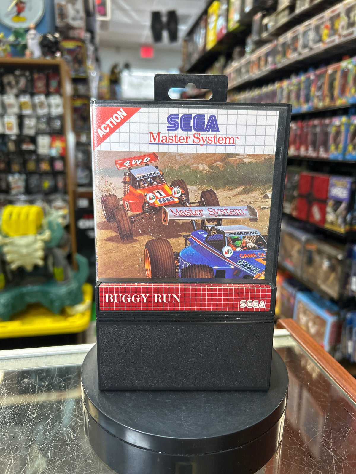 Buggy Run with Case 0850 (SEGA Master System SMS, Video Games) product image 1, provided for visual reference and product