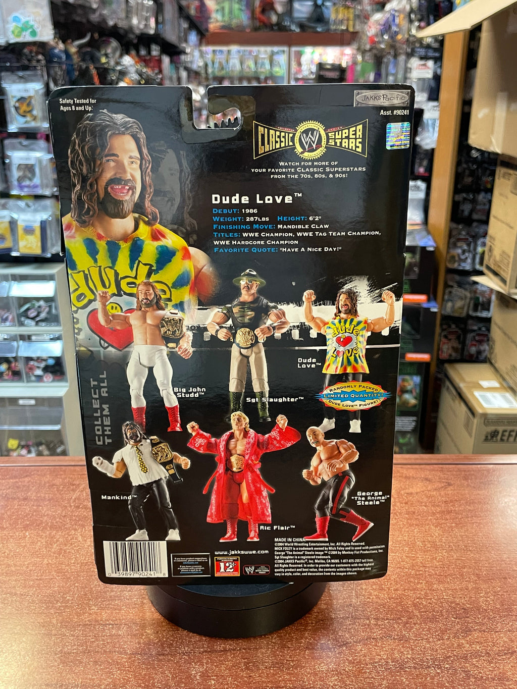 Dude Love (WWF Classic Superstars, Jakks) **SEALED** product image 2, provided for visual reference and product detail review