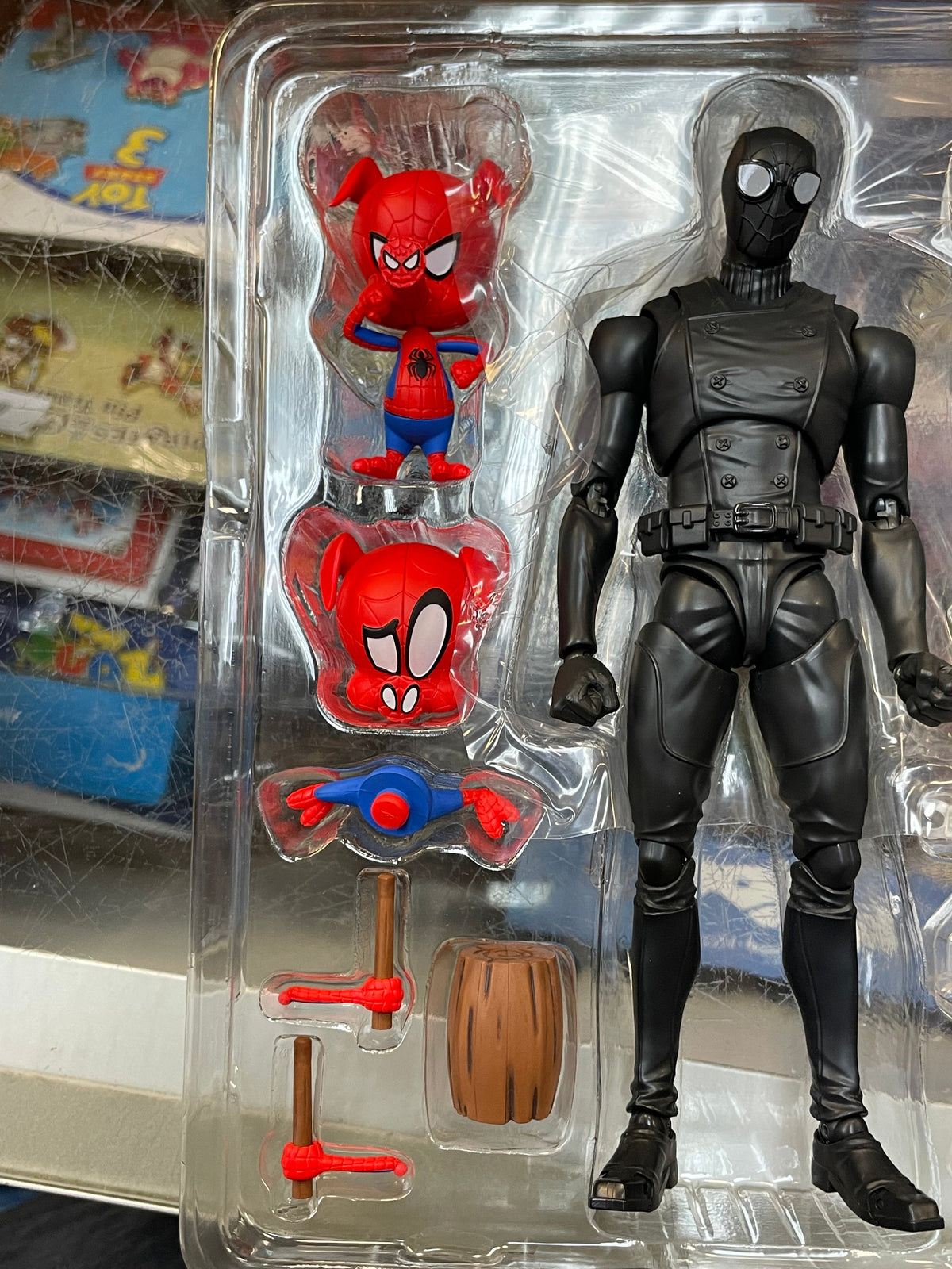Spider Noir & Spider-Ham (SH Figuarts Bandai, Across the Spider-Verse) *COMPLETE* product image 6, provided for visual